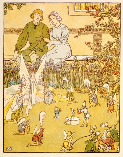 Illustration from Tom Thumb by Leonard Leslie Brooke